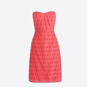 J. Crew Strapless Pink Dress